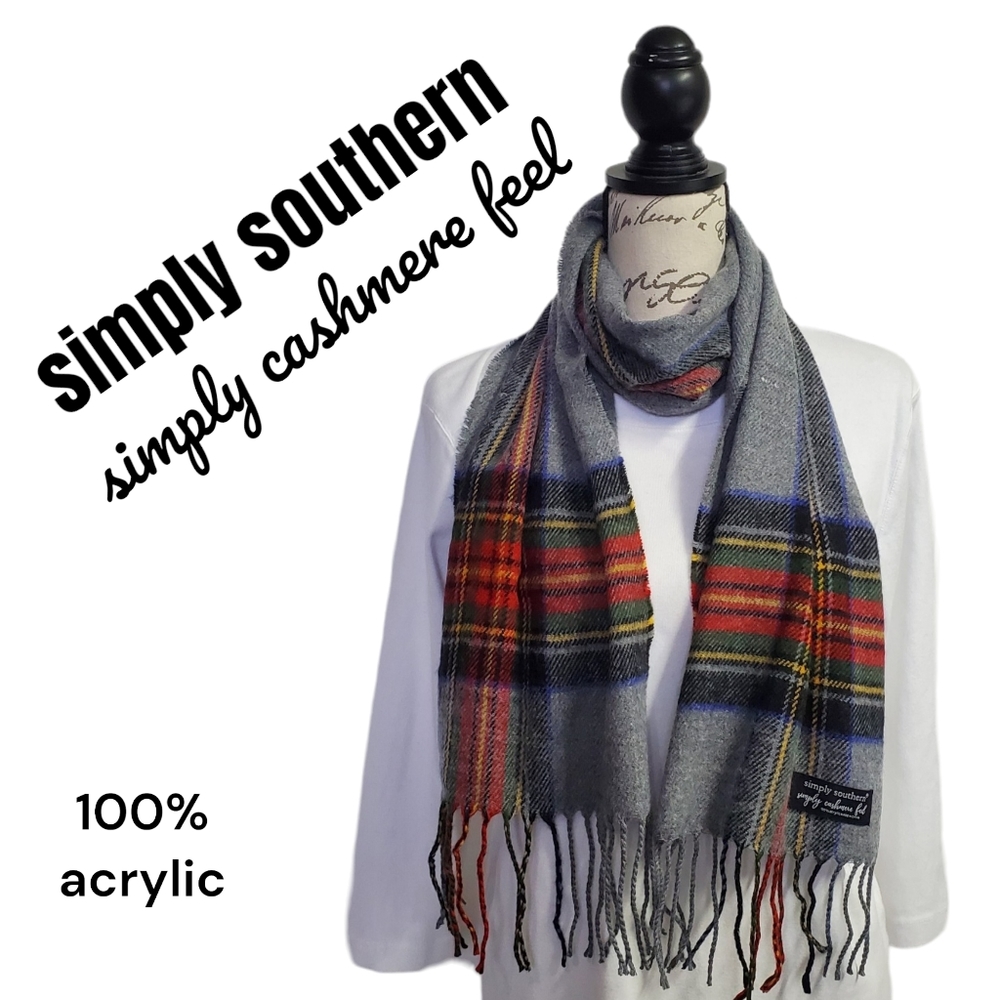 NWT Simply Warm Women's Simply Southern Scarf Simply Cashmere Feel